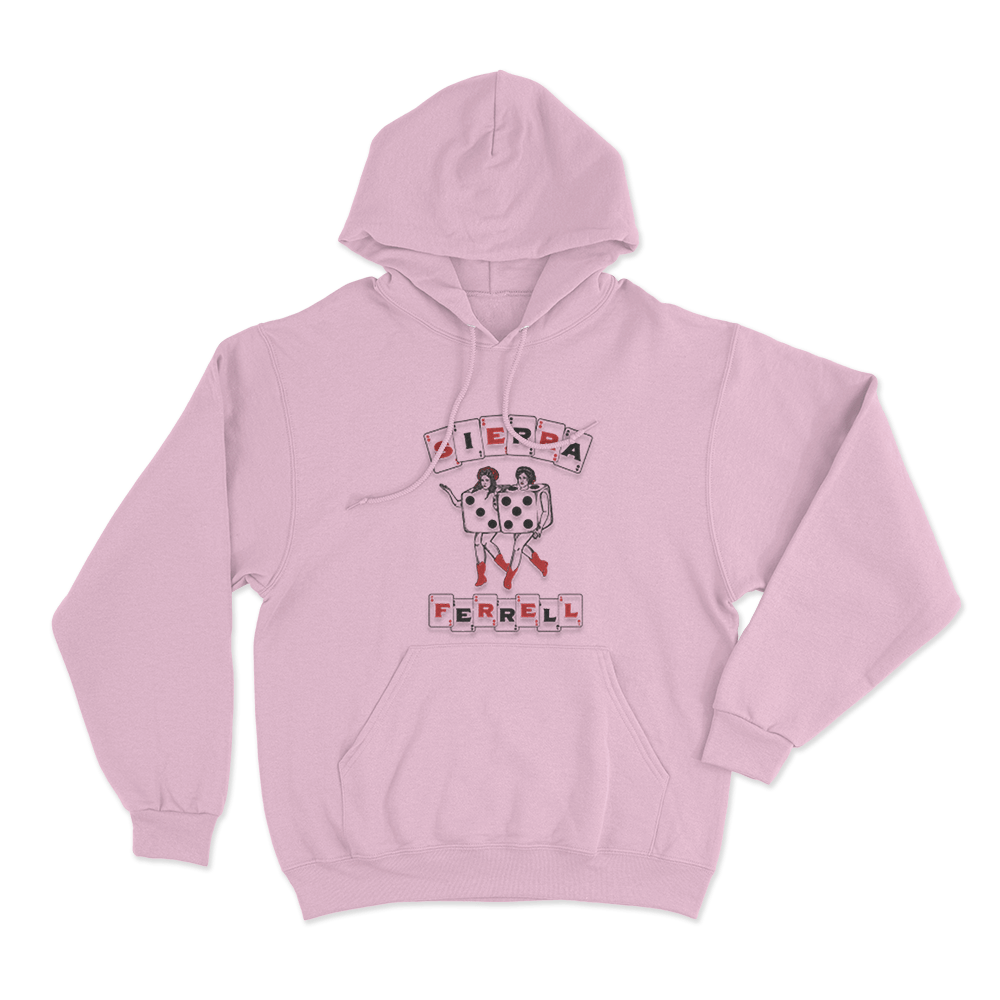 Dice Unisex Hoodie Pink Dice Unisex Hoodie Pink