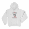 Dice Unisex Hoodie White