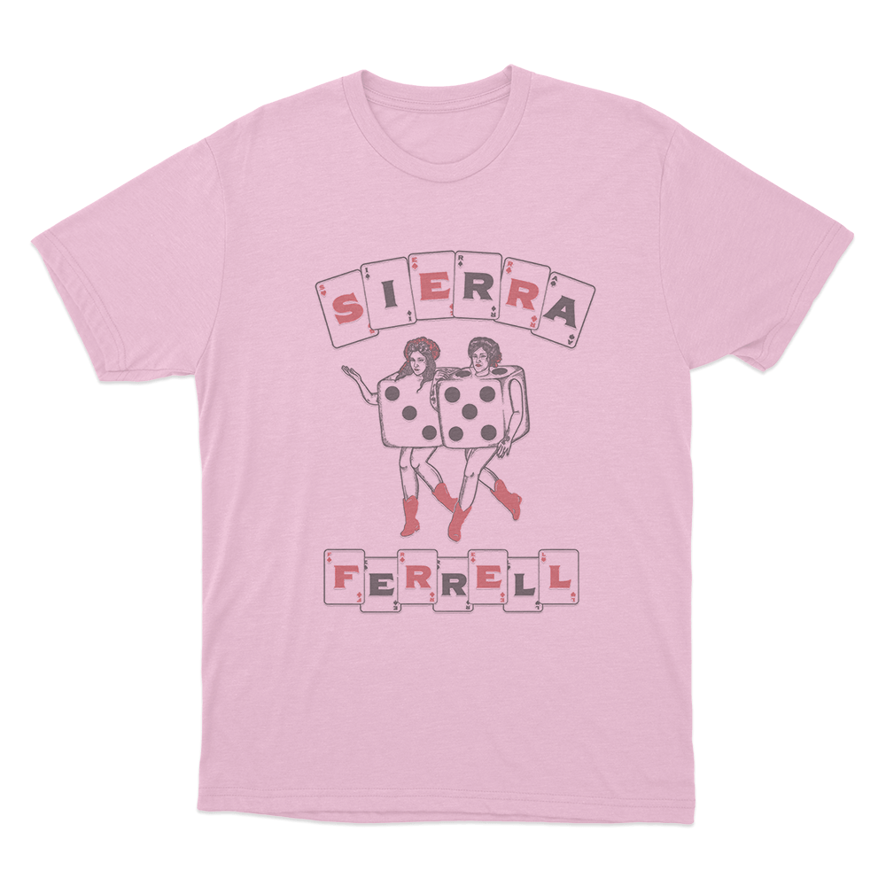 Dice Unisex T Shirt Pink Dice Unisex T Shirt Pink