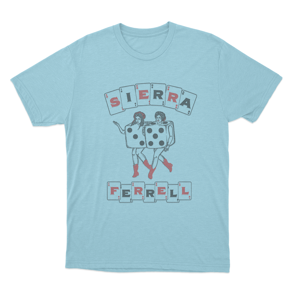 Dice Unisex T Shirt Sky Blue Dice Unisex T Shirt Sky Blue