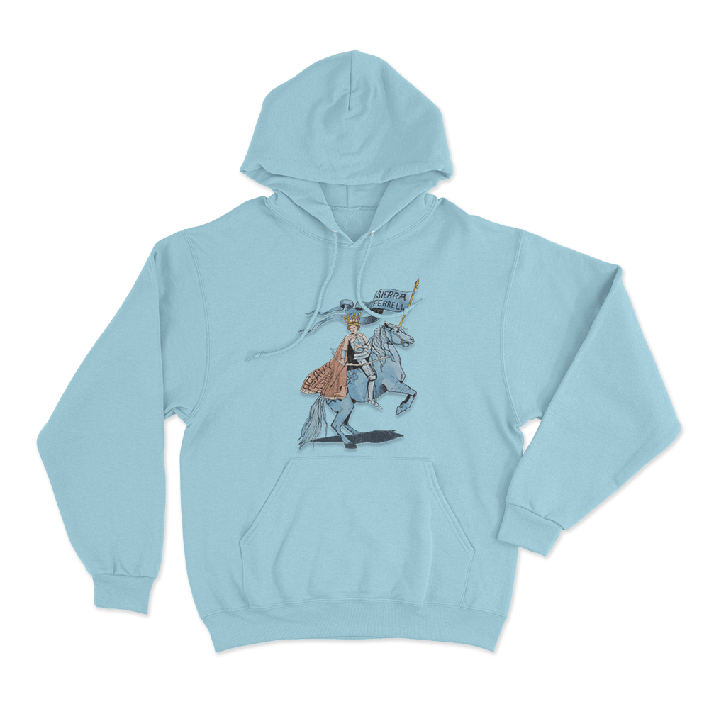 Knight Tour Unisex Hoodie Sky Blue Knight Tour Unisex Hoodie Sky Blue