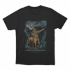 Shoot for the Moon Unisex T Shirt Black