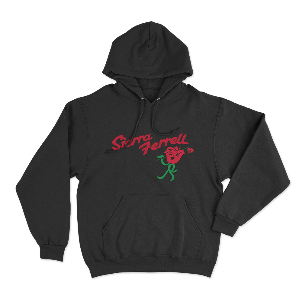 Sierra Ferrell Rose Unisex Hoodie Black Sierra Ferrell Rose Unisex Hoodie Black