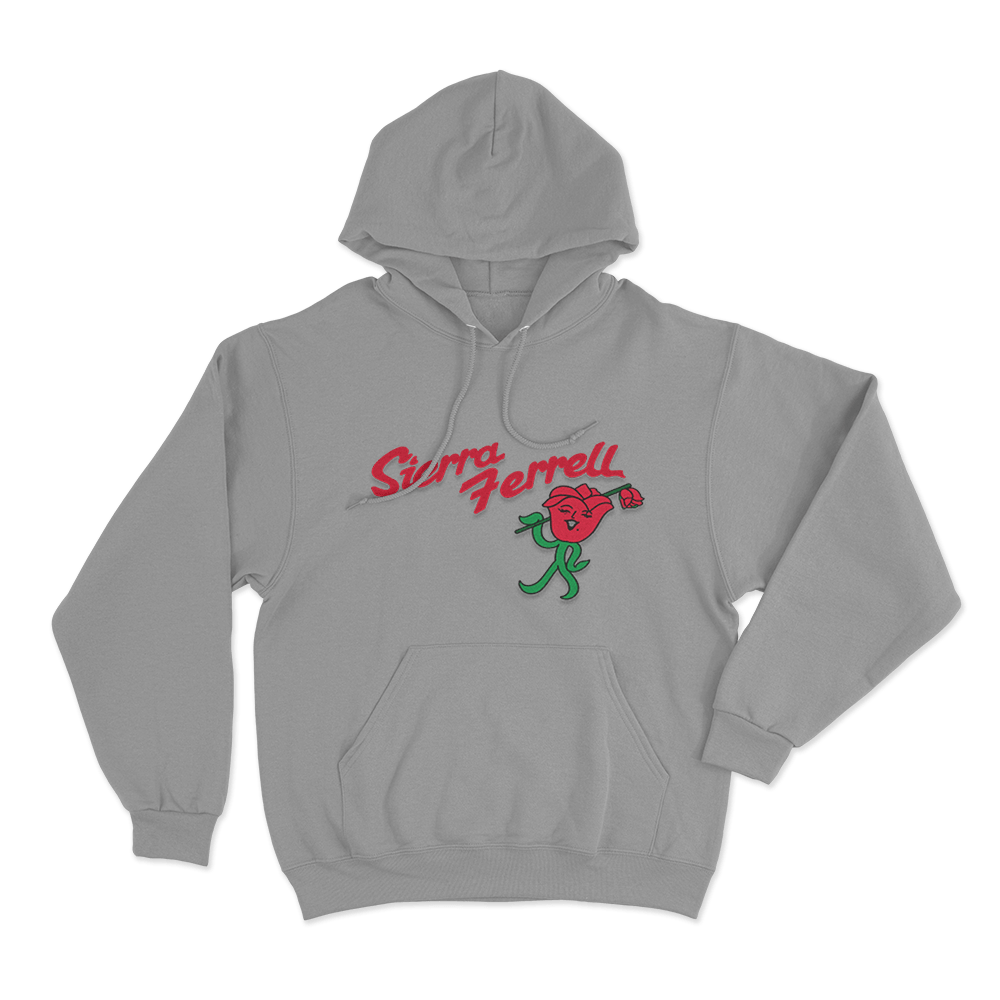 Sierra Ferrell Rose Unisex Hoodie Grey Sierra Ferrell Rose Unisex Hoodie Grey