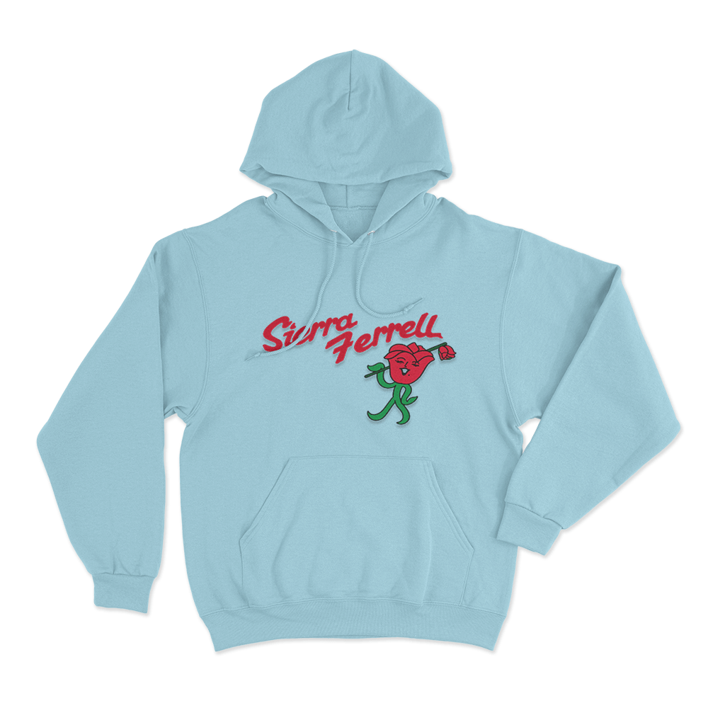 Sierra Ferrell Rose Unisex Hoodie Sky Blue Sierra Ferrell Rose Unisex Hoodie Sky Blue