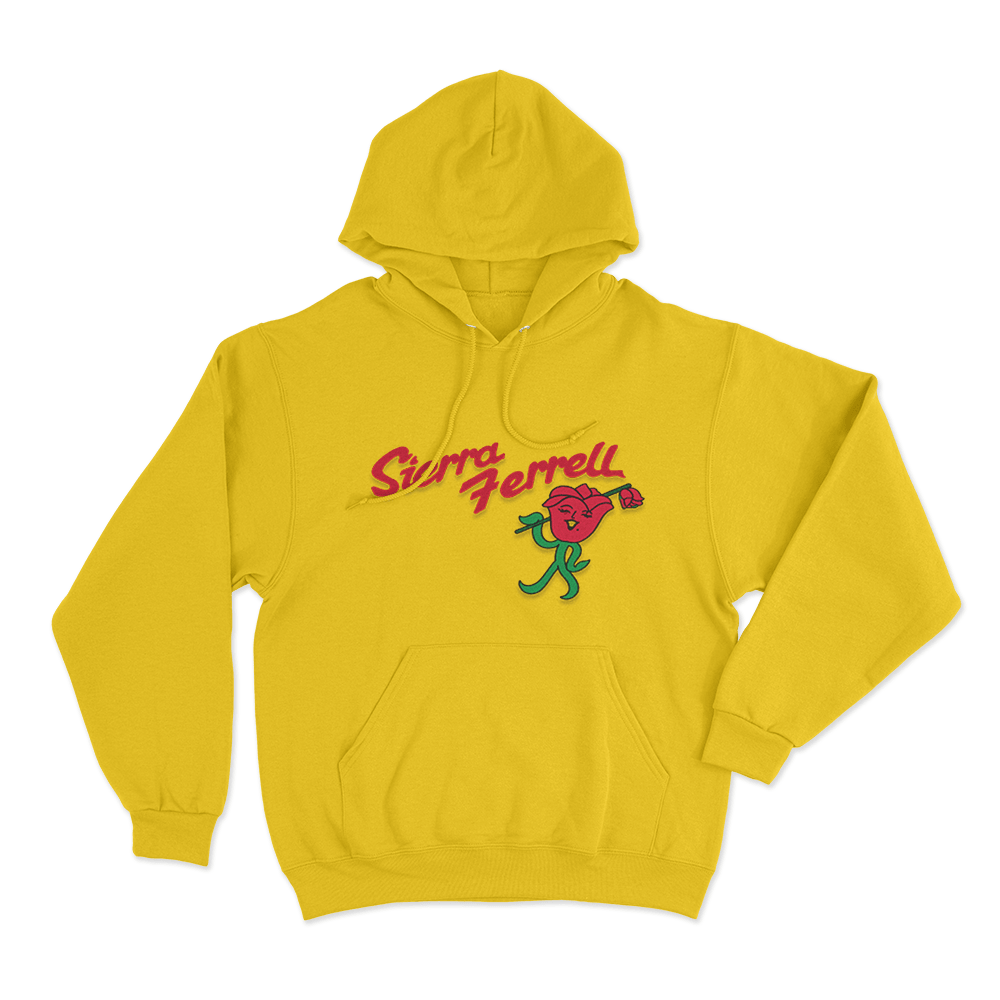 Sierra Ferrell Rose Unisex Hoodie Yellow Sierra Ferrell Rose Unisex Hoodie Yellow
