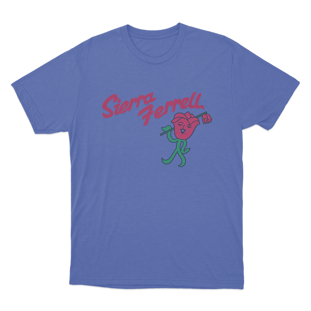 Sierra Ferrell Rose Unisex T Shirt Blue Sierra Ferrell Rose Unisex T Shirt Blue