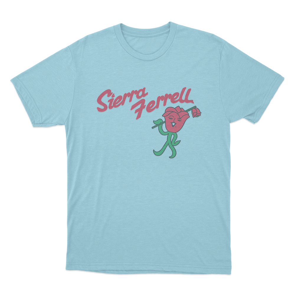 Sierra Ferrell Rose Unisex T Shirt Sky Blue Sierra Ferrell Rose Unisex T Shirt Sky Blue