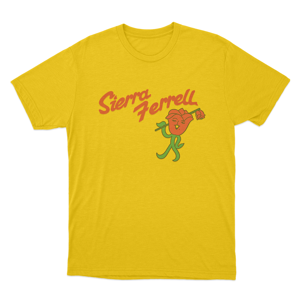 Sierra Ferrell Rose Unisex T Shirt Yellow Sierra Ferrell Rose Unisex T Shirt Yellow